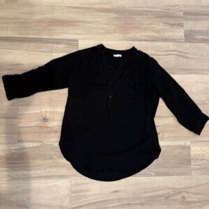 Black Long Sleeve blouse - EUC